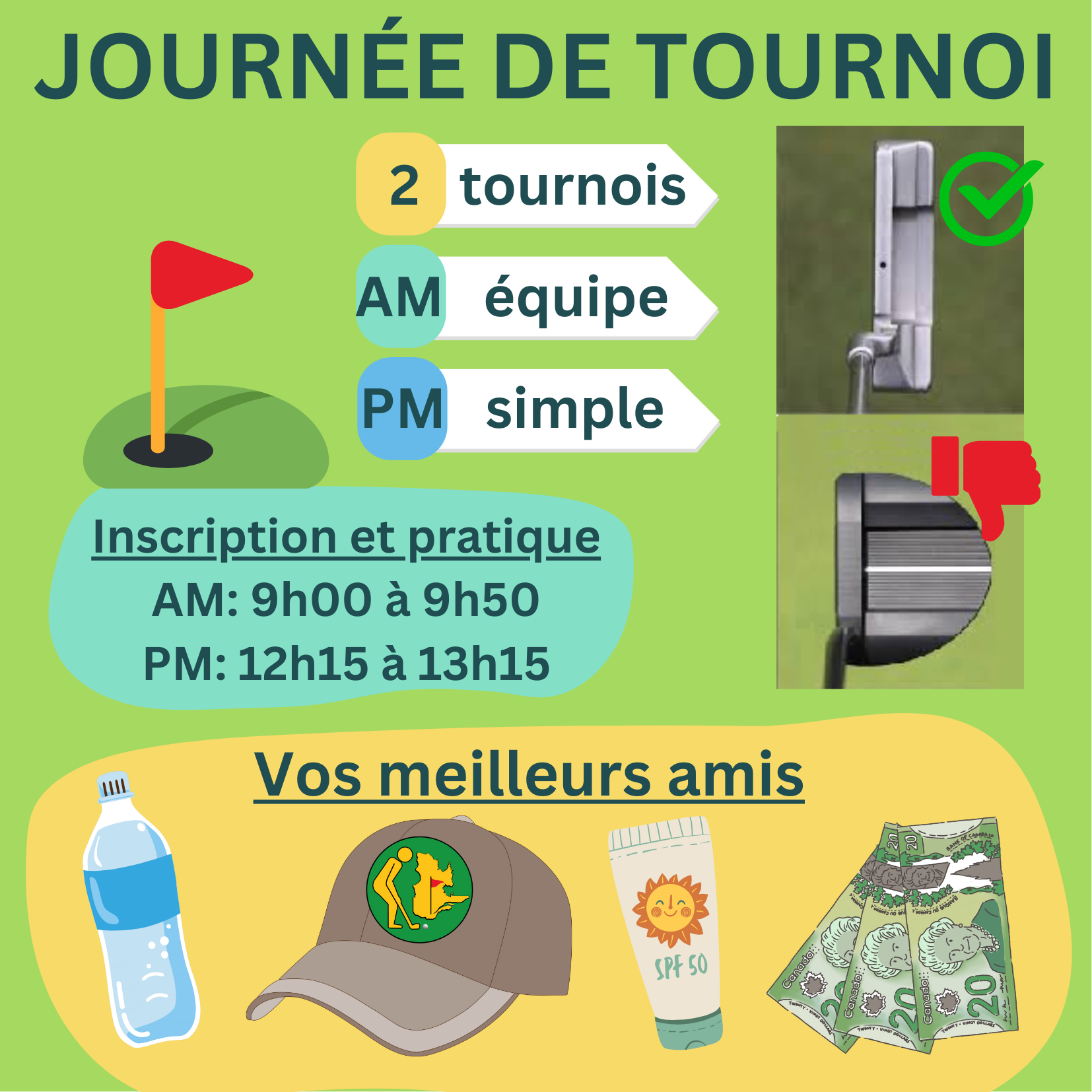 Guide visuel pour un nouveau joueur de tournoi