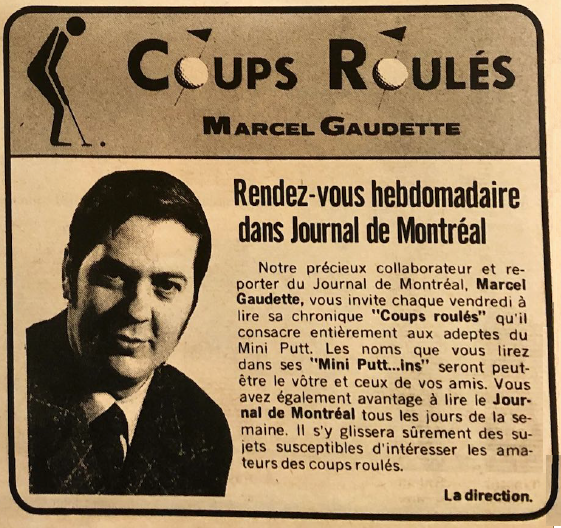 Marcel Gaudette, collaborateur et reporter du Journal de Montréal