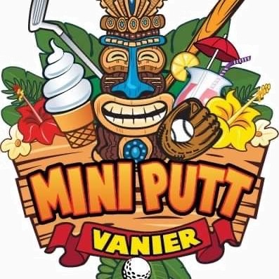 Logo du mini-putt et lance balle Vanier depuis la construction du bar laitier